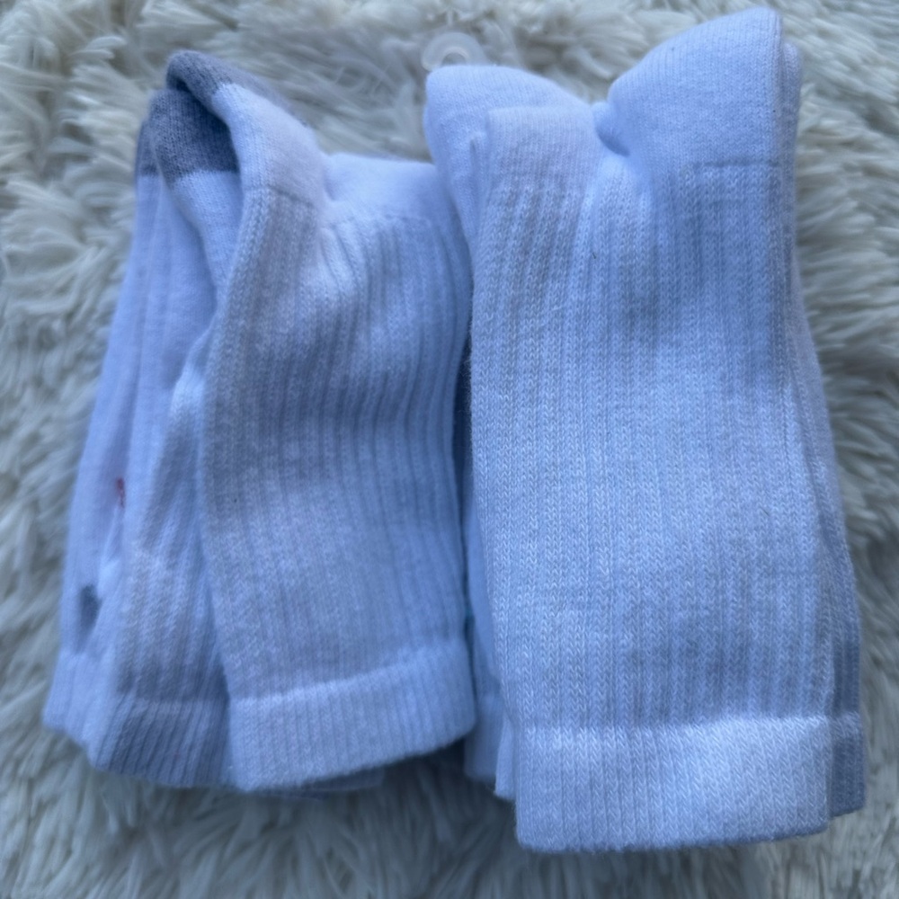 New Cozy White Long Socks size 5-10